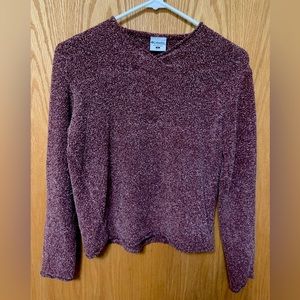 Raspberry colored Columbia sweater